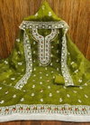 Ds Designer Suit Fancy Organza Silk Non Catalog Dress Material Wholesale Market In Surat